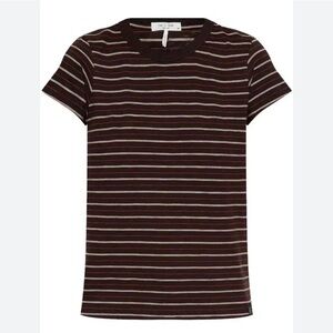 Rag & Bone Brown striped t shirt size XS